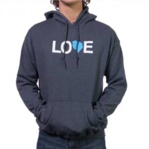 Michigan LOVE unisex hoodie